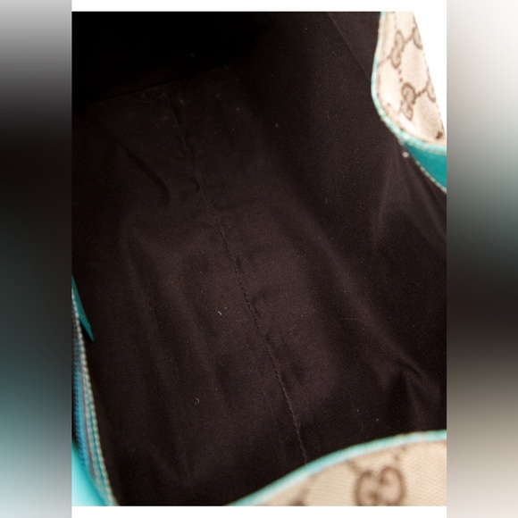 GUCCI GG Canvas Nailhead Jackie Shoulder Bag - Picture 5 of 6